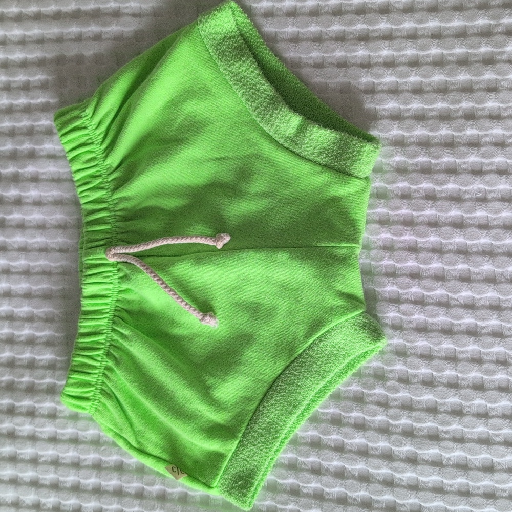 Childhoods Clothing Neon Green Shorties